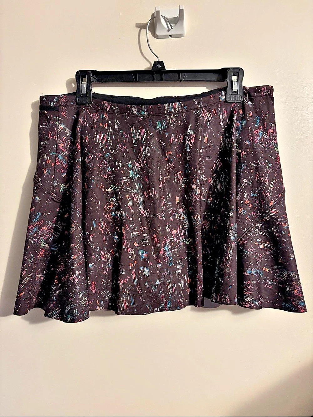 Athleta Match Point Skort Black & Pink Size Large